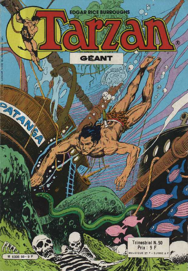 Scan de la Couverture Tarzan Gant n 50